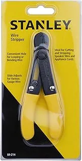 Stanley 84-214-22 84-214 Wire Stripper 130 mm, Yellow and Black