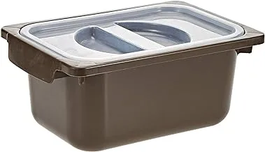 Harmony Storage Box W/Lid 3.7L Brown S-001Br