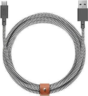 Native Union BELT-KV-AC-ZEB-3 - Belt Cable KV Type-A To Type C 3 M Zebra (Pack of1)