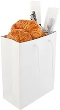 Restaurantware RWA0311W & Takeout Bag With Rope Handles 8 X 10