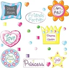 RoomMates Decor Roommates Princess Frame Stickers, Multi-Colour, RMK1121SCS