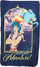 Disney Aladdin Polar Fleece Blanket for Kids, Multicolor, 100x150cm, 1 pack