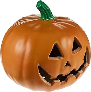 Party Magic Halloween Pumpkin Decoration w / Light 23x22cm ، متعدد الألوان ، 90436