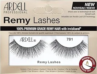 Ardell Professional Remy Lashes, Grade Remy Hair, Extra Curl and Volume, A Permium Eyslash Collection, #781,Black