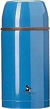 Penguen Gentoo Double Wall Vacuum Flask Stainless Steel Blue/Brown