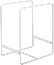 Yamazaki Home Rack Stand / تخزين الأطباق / حامل الأطباق ، كبير ، أبيض