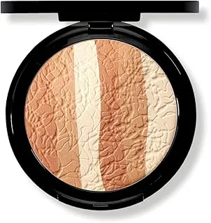 Mii Cosmetics UK. Easy to blend Bronzer. Longwear, Lightweight, Self tan, Cheek Contour Makeup Kit, Treasure 01