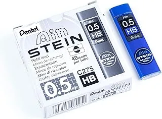 Pentel Ain Stein Leads 0.5Mm Hb Tubes 40 (Pack Of 12)