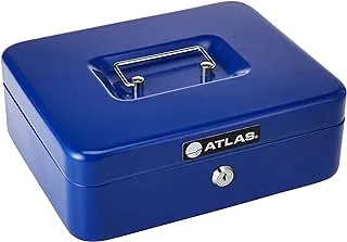 Atlas Cash Box W250XL200Xh90mm Blue