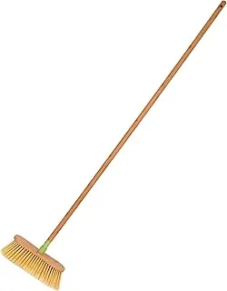 HomePro Bamboo Broom - Natural & Sturdy Wooden Broom Material Premium Eco-Friendly, Durable, Natural Wooden Broom for Effortless Cleaning, Versatile, Made of Natural Wooden Broom Material