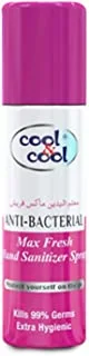 Cool & Cool Max Fresh Hand Sanitizer Spray (H1195), 60Ml, Pack Of 3