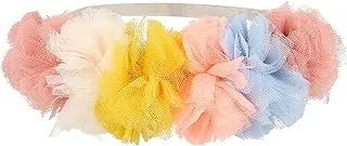 Tulle pompom crown