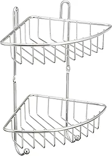 WENKO 2-Tier Bathroom Corner Rack Milano