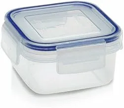 Addis 300 ml Clip and Close Square Food Storage Container, Clear