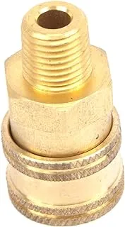 Forney 75126 Quick Coupler Male Socket, 1/4Inch M-Npt, 5,500 Psi