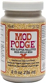 MOD PODGE MG GLITR GOLD 8OZ