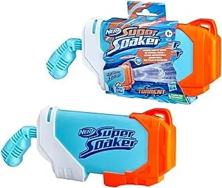 Nerf Super Soaker Torrent Water Blaster, Pump to Fire a Flooding Blast of Water, Outdoor Water-Blasting Fun for Kids Teens Adults