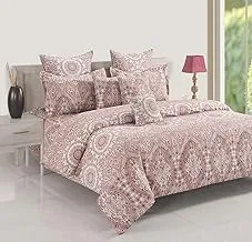 Swayam Single Size, Cotton Graphic, Pattern Bedding Set, Multi-Colour, 11021