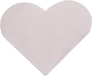 Ginger Ray Princess Heart Napkins 20-Pieces