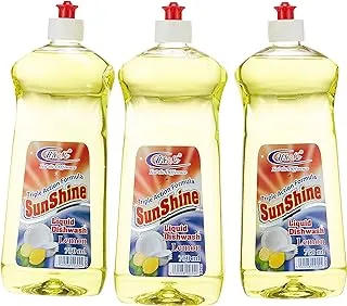 U&Me Sunshine Dishwash Liquid, 750 ml - Pack Of 3