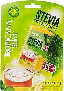 Tropicana Slim Calorie Free Stevia Sweetener, 300 Tablets