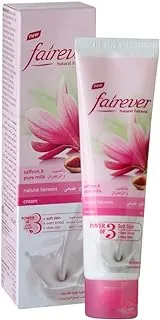 Fairever Natural Fairness Cream بالزعفران والحليب النقي ، 100 جم