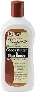 Ultimate Organics Cocoa Butter And Shea Moisturizing Body Lotion 12-Ounce