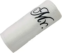 BYFT Magnolia - Hand Towel - 50x80 CM - 600 GSM - White - 'Mr.'