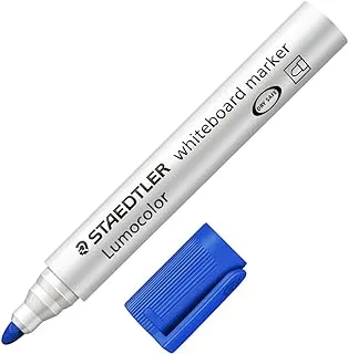 Staedtler Lumocolor 351 Whiteboard Marker Pen Bullet Tip Blue Ink Colour X 1 Single