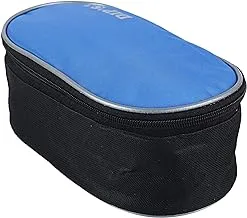 Kuber Industries Rexene Lunch Box Cover, Blue And Black CTKTC3705