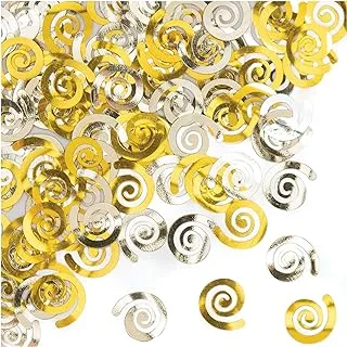 Creative Converting Birthday Decor Swirls Foil Confetti 12 Pieces