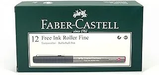 FABER-CASTELL INK ROLLER VISION 0.7MM الوردي 12 قطعة