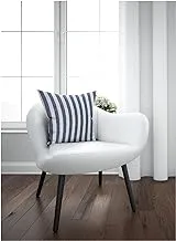 Home Town Woven Micro Fibre Blue Cushion With Filler,45X45cm