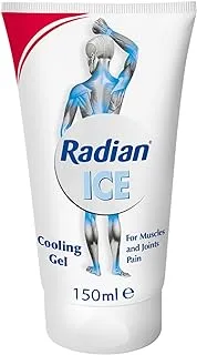 Radian Ice Cooling Gel for Sudden, Acute, Or Shooting Pain, 150ml, Muscle Soreness, Muscle Pain Relief, Recover Injured Muscles, Post-exercise Cooldown, Contains Menthol, All Natural Ingredients