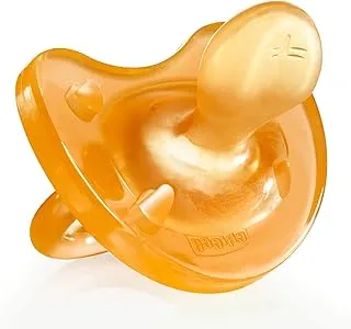 Chicco Physio Soft Soother, Latex, Golden, 6-16 M, Pack of 1