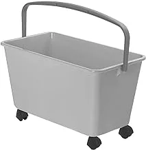 Squizzo Apex Professional Wide Cleaning Bucket 15 L With Wheels, Grey, 10430, 30 x 30 x 30 cm