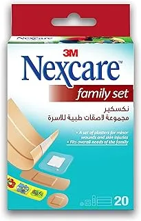 3M Nexcare Family Sets Bandages, 20'S, One Size