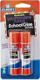 ELMER'S Glue Stick 2Pk 6G Disap Purpl