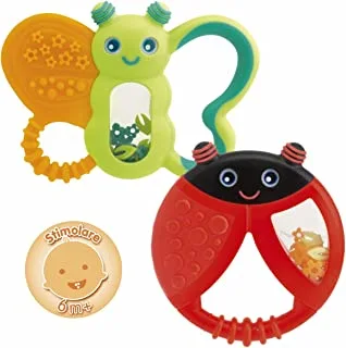 Chicco Funny Relax Teether (Assorted) Ladybug / Butterfly - 1 Piece