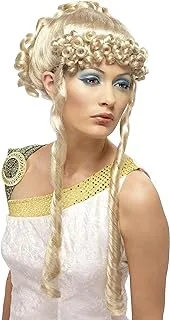 Smiffys Greek Goddess Wig With Curls And Ringlets, Blonde, 42168