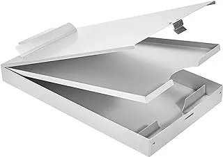 Amazon Basics Aluminum Storage Clipboard - 110.2 cm x 22.9 cm, Three-Tier, Standard Clip