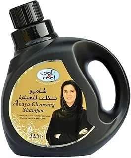 Cool & Cool Abaya Cleansing Shampoo 1 Liter - Gentle Fabric Care, Color Protect, Long Lasting Fragrace & Easy Rinse Off