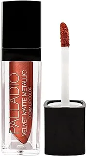 Palladio Velvet Matte Metallic Cream Lip Color - Gilded