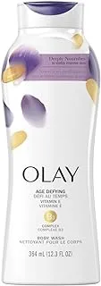 Olay Age Defying Body Wash With Vitamin E 364Ml, White