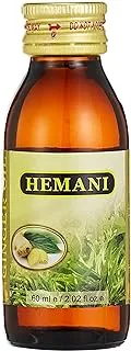 Hemani Ginger Oil - 60 ml Natural Oil has Anti Inflammatory Properties helps to soothe bad stomach, food poisoning, Effective against Fever and Malaria