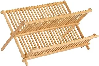 iDesign Countertop Bamboo Dish Drying, Foldable Feature