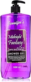 Jennifer's Shower Gel 1000 ml, Midnight Fantasy