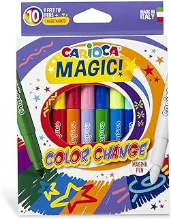 Carioca magic color changre 10pcs felt tip pens