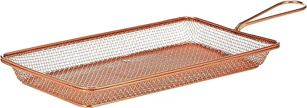 Raj Stainless Steel Mini Serving Basket, Gold-MTBR263C