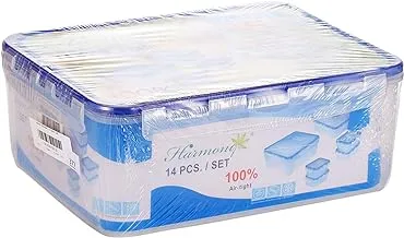 Harmony 2724623275864 Microwave Container - 14 Pieces, Clear